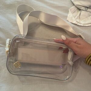 Kendra Scott clear fanny pack